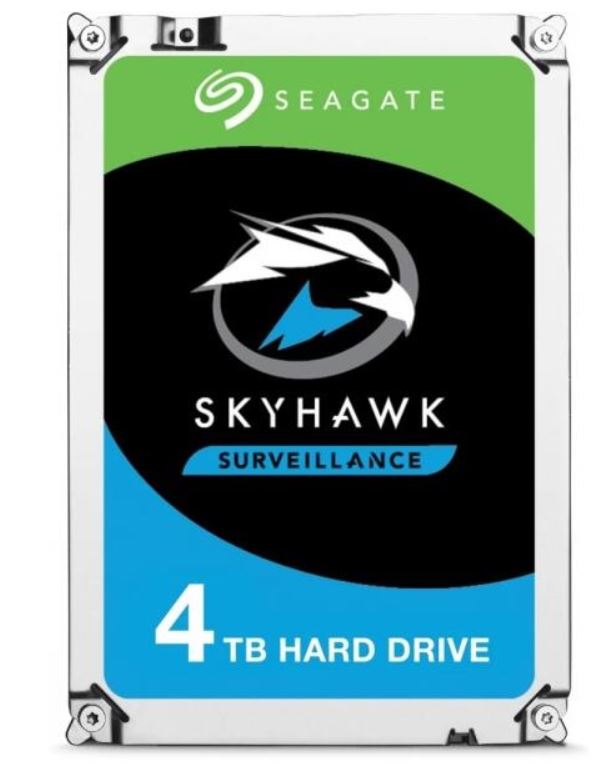 Seagate HDD 4TB, ST4000VX016, 7200rpm, 64 MB puffer, SATA3 - Skyhawk
